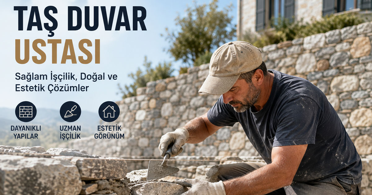 Kuşadası Taş Duvar Ustası Tanıtım Videosu